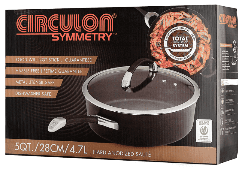 Ковш 4,7л CIRCULON Symmetry с крышкой и антипригарным покрытием Total®, США